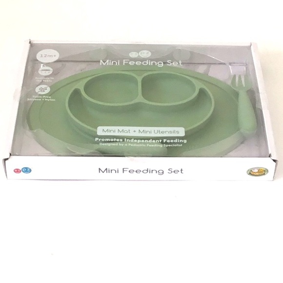 Mini Feeding Set, 12 Months, Toddler. Unisex. Toxin Free, Suctions to Table. - Picture 1 of 6